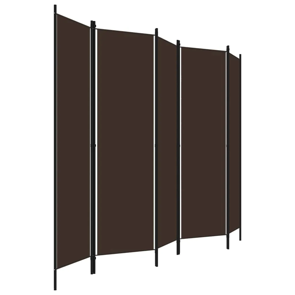 parawan-5-panelowy-brazowy-250-x-180-cm-stan-nowy