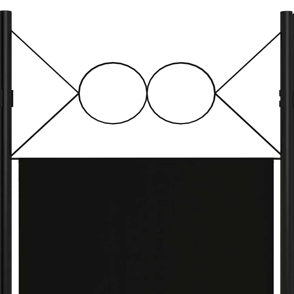 parawan-5-panelowy-czarny-200-x-180-cm-stan-nowy