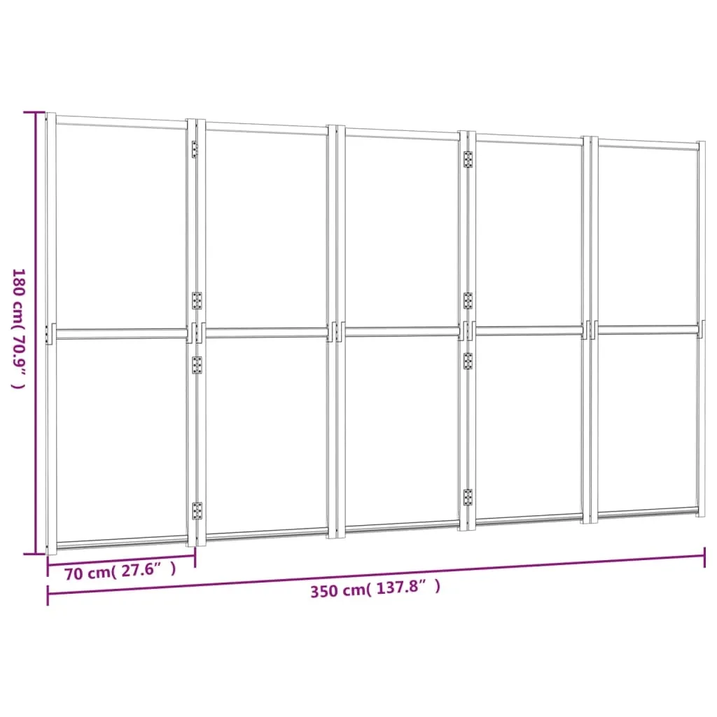 parawan-5-panelowy-czarny-350-x-180-cm-stan-nowy