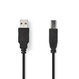 nedis-ccgb60100bk30-kabel-usb-usb-2-0-2-m-usb-a-usb-b-czarny