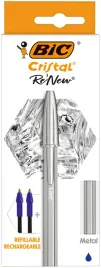 dlugopis-bic-cristal-re-new-metalowy-srebrny-2-niebieskie-wklady