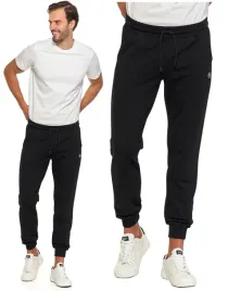 spodnie-meskie-dresowe-bawelniane-wiazane-klasyczne-czarne-moraj-xxl