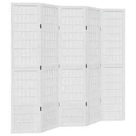 parawan-pokojowy-5-panelowy-bialy-lite-drewno-paulowni