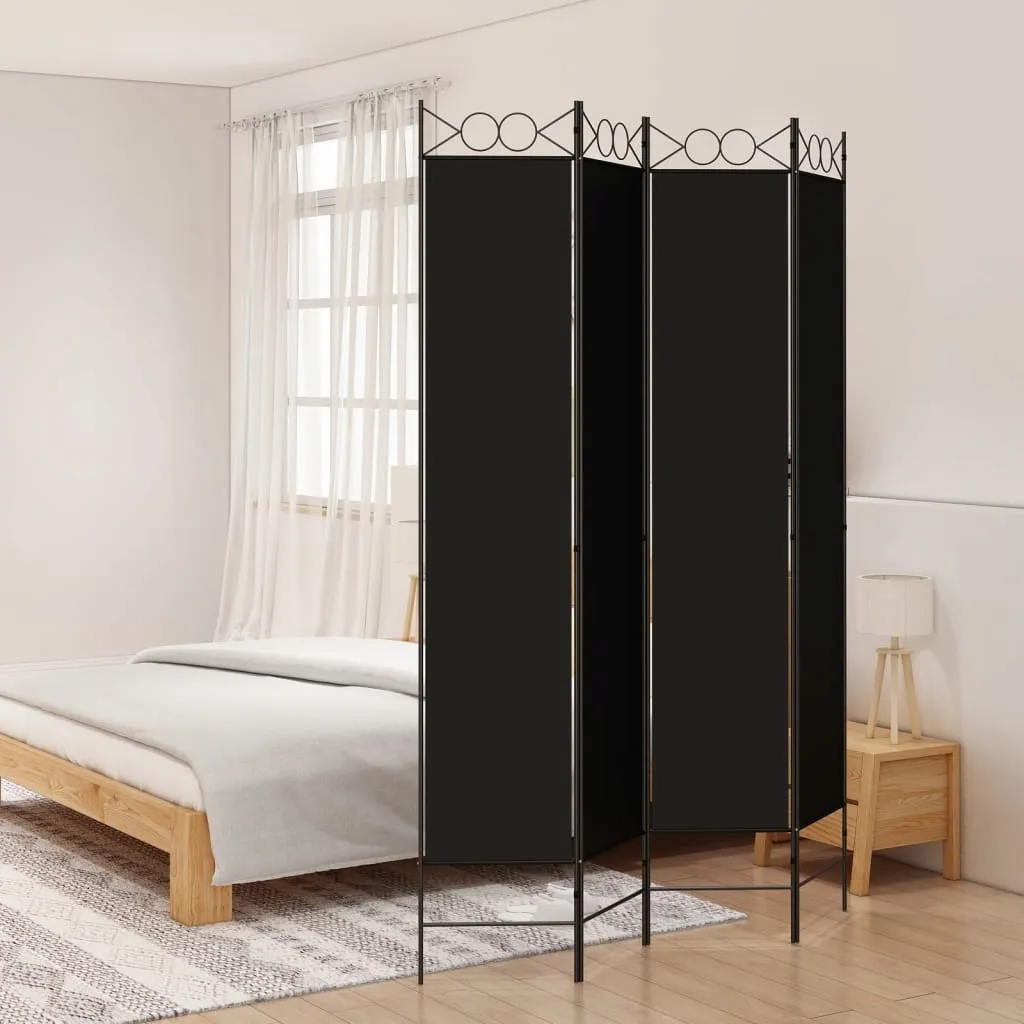 parawan-przegroda-4-panelowa-czarna-160x220cm