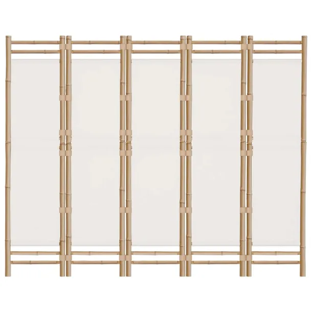 skladany-parawan-5-panelowy-200-cm-bambus-i-plotno-producent-vidaxl