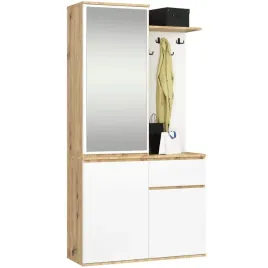 szafa-do-przedpokoju-z-lustrem-entro-95-cm-garderoba-wieszaki-artisan-biala