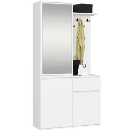 szafa-do-przedpokoju-z-lustrem-entro-95-cm-duza-garderoba-wieszaki-biala