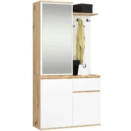 szafa-garderoba-do-przedpokoju-duza-z-lustrem-entro-95-cm-artisan-biala