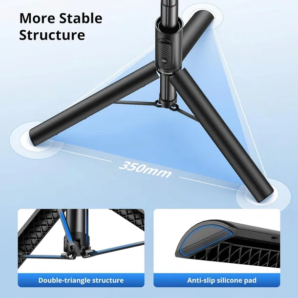 pro-selfie-stick-statyw-kijek-140cm-z-pilotem-bluetooth-do-iphone-samsung-kod-producenta-391n1