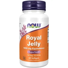 mleczko-pszczele-1000-mg-now-foods-royal-jelly-odpornosc-60-kapsulek