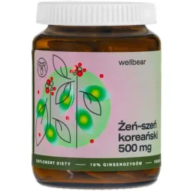 wellbear-zen-szen-koreanski-ginseng-500mg-ekstrakt-10percent-ginsenozydow-60-kaps