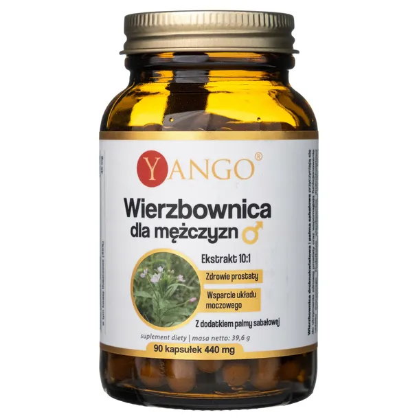 Wierzbownica dla Mężczyzn Yango ekstrakt z palmy sabałowej 90 kapsułek