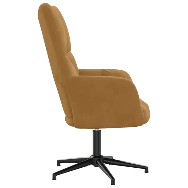 fotel-brazowy-obity-aksamitem-kolor-obicia-odcienie-brazu