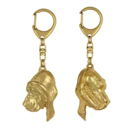 bloodhound-pies-sw-huberta-pozlocony-brelok-do-kluczy-z-psem-ozdoba-to