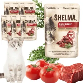 mokra-karma-dla-kota-bezzbozowa-z-wolowina-w-sosie-premium-shelma-6x85g