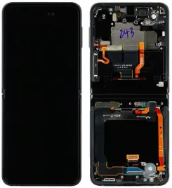 100percent-oryginalny-wyswietlacz-lcd-ramka-samsung-z-flip-3-5g-f711-czarny