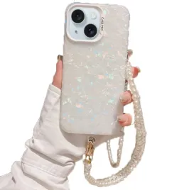 etui-pokrowiec-plecki-na-pasku-smyczy-korale-do-iphone-15-bialy