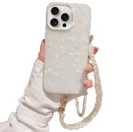 etui-pokrowiec-plecki-na-pasku-smyczy-korale-do-iphone-15-pro-bialy
