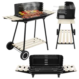 grill-weglowy-ogrodowy-na-kolkach-z-3-polkami-chromowanym-rusztem-i-roznem