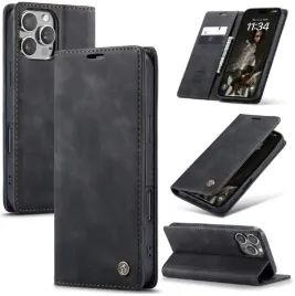 etui-z-klapka-skorzane-premium-magnes-caseme-iphone-16-pro-czarny