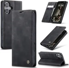 etui-z-klapka-skorzane-premium-magnes-caseme-iphone-16-czarny