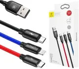 baseus-kabel-usb-nylonowy-3w1-micro-usborlightningorusb-c-35a-30cm
