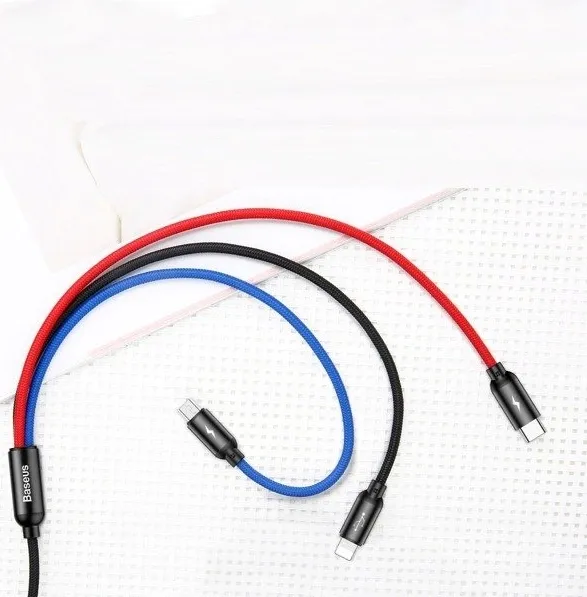 baseus-kabel-usb-nylonowy-3w1-micro-usborlightningorusb-c-35a-30cm
