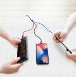 baseus-kabel-usb-nylonowy-3w1-micro-usborlightningorusb-c-35a-30cm-dlugosc-przewodu-0-3-m