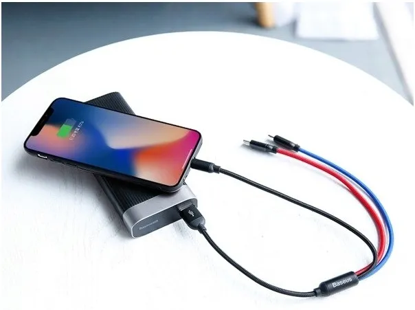 baseus-kabel-usb-nylonowy-3w1-micro-usborlightningorusb-c-35a-30cm-zgodnosc-ze-standardem-quick-charge-1-0-quick-charge-2-0-quick-charge-3-0