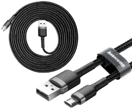 uniwersalny-kabel-baseus-micro-usb-camklf-cg1-nylonowy-15a-2m-czarno-szary