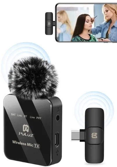 Mikrofon Krawatowy Telefonu PULUZ USB-C ANDROID iOS iPhone 15 16 17