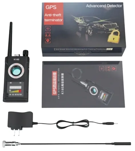WYKRYWACZ PODSŁUCHÓW DETEKTOR KAMER WIFI LOKALIZATORÓW GPS GSM LTE