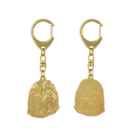 bearded-collie-highland-collie-pozlocony-brelok-do-kluczy-z-psem-w-pudel