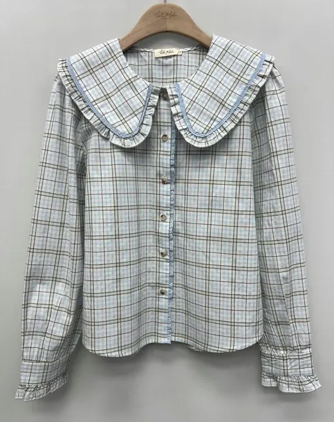 koszula-krata-niebieska-ozdobny-kolnierzyk-m-marka-italian-fashion