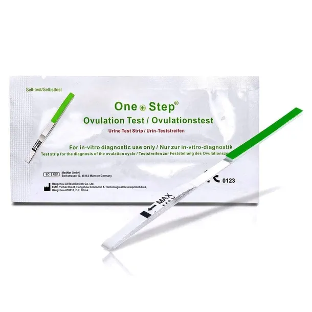 TEST OWULACYJNY paskowy One+Step optymalna czułość 20mIU/ml 10 szt. PREMIUM
