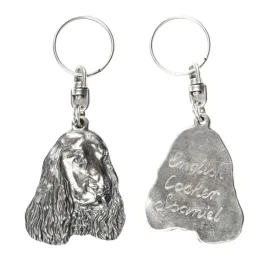 cocker-spaniel-angielski-i-posrebrzany-brelok-z-psem-w-pudelku-ozdobnym