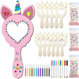 robotki-reczne-diy-dla-dzieci-lustero-do-ozdobienia-jednorozec-12-kreatywne