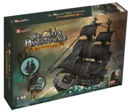 puzzle-3d-cubic-fun-okret-piracki-zemsta-krolowej-anny-xl-308-elementow