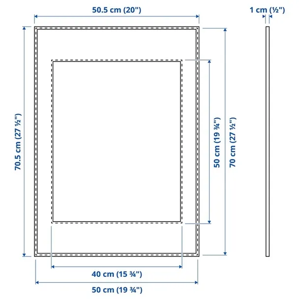 lomviken-ramka-aluminium-50x70-cm-marka-ikea