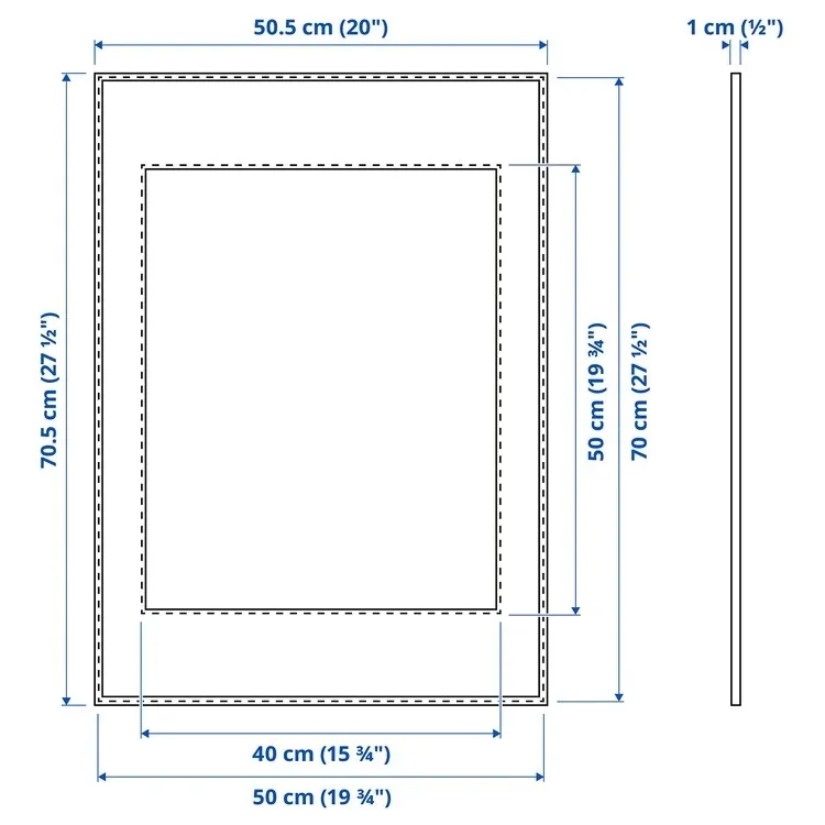 lomviken-ramka-aluminium-50x70-cm-stan-nowy