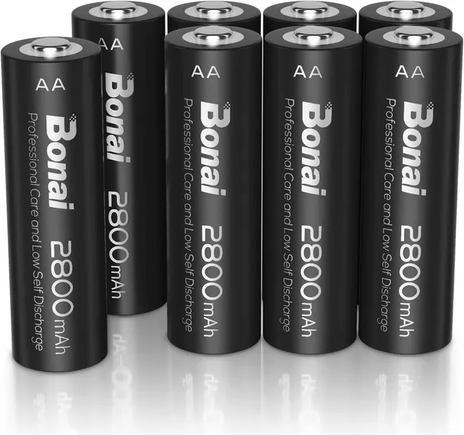 Akumulatory Ni-MH AA 2800 mAh, 1200 cykli, 8 szt.