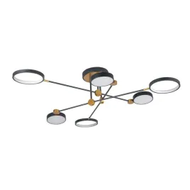 lampa-nowoczesna-sufitowa-wiszaca-led-ring-do-salonu-czarna-zlota-pilot