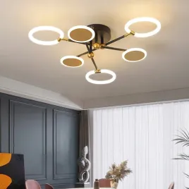 zlota-czarna-lampa-zyrandol-plafon-led-pilot