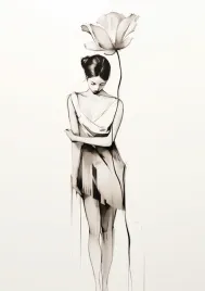 plakat-21x297cm-samotna-kwiecista-muza