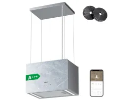 inteligentny-okap-kuchenny-wyspowy-bialy-marmur-ciarra-48-cm-cbcw4850