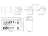 ups123606f2f1-akumulator-csb-12v-360w-5min-stan-nowy