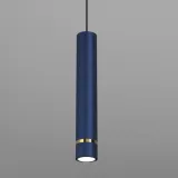 lampa-wiszaca-tuba-rura-gu10-zwis-granat-zloto-stan-nowy