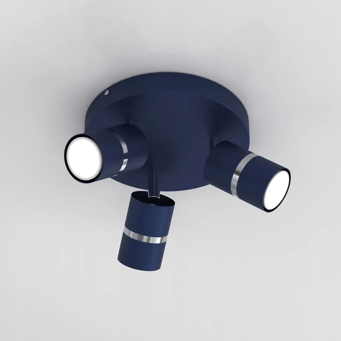 lampa-sufitowa-plafon-led-regulowane-3x-gu10-granatowa-chrom-stan-nowy