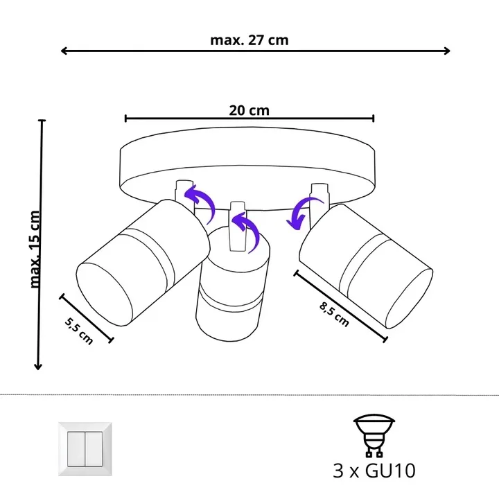 lampa-sufitowa-plafon-led-regulowane-3x-gu10-granatowa-chrom