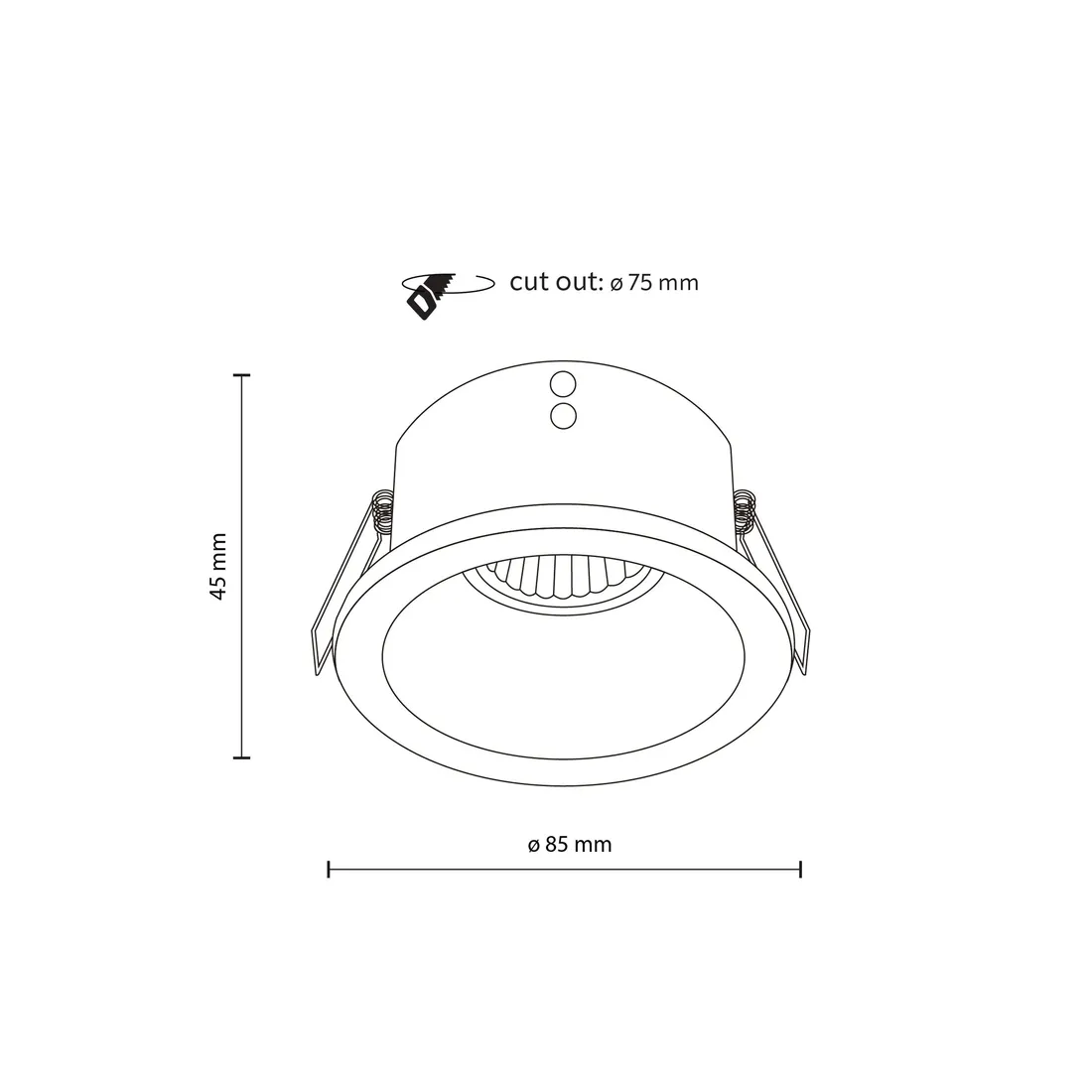 oczko-spot-tk-lighting-opti-czarny-gu10-stan-nowy
